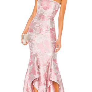 Lovers + Friends Urgonia Gown in Pink Tonal